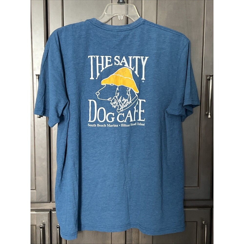 The Salty Dog Cafe Hilton Head Island Blue T-Shirt Men’s XXL Cotton Blend